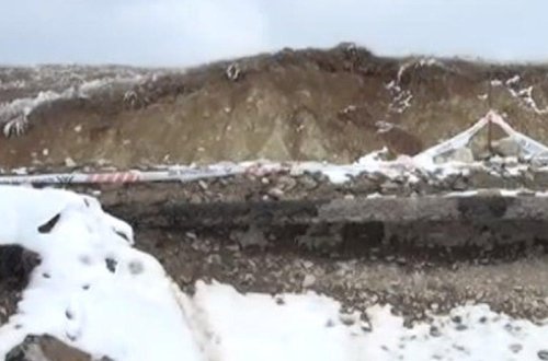 Şamaxıda təhlükə: 3 kəndlə əlaqə kəsilə bilər - VİDEO