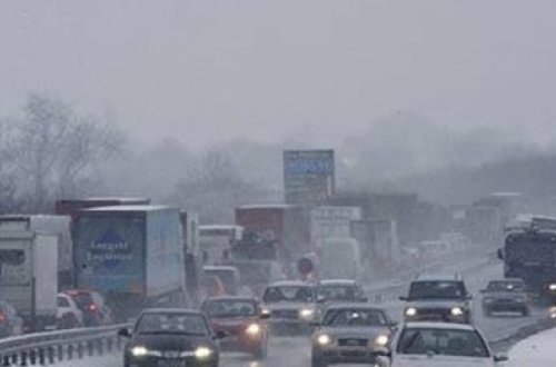 Bakıda tıxac yaranıb