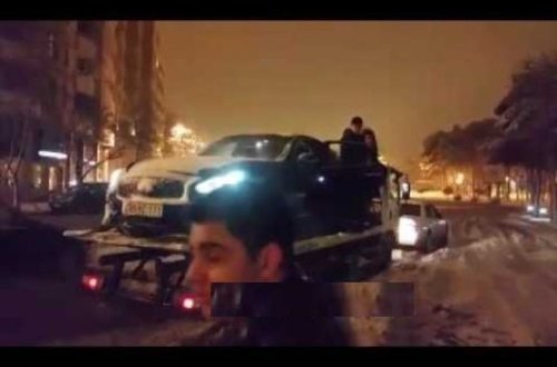 Bakıda təcrübəsiz sürücü görün nələr etdi – VİDEO