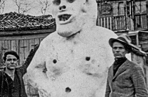 Tarixin ilk qar ADAMI - FOTOLAR