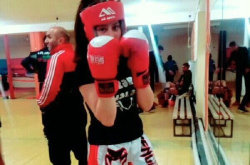 Erməni idmançı azərbaycanlı qızdan qorxdu - Döyüşdən qaçdı