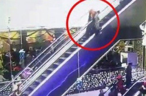 Özbəkistanda ana eskalatorda körpəni əlindən saldı: Körpə ölüb – VİDEO