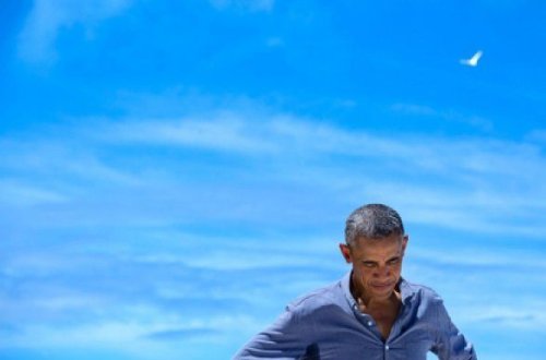 KİV Obamanı Karib adalarında tapdı