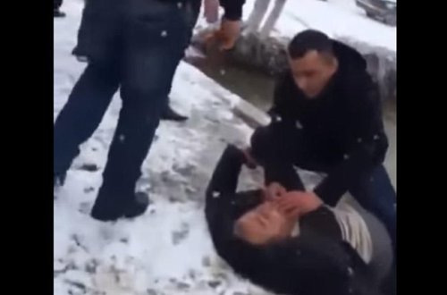 Dəhşətli qəzanın görüntüləri yayıldı - VİDEO (+18)