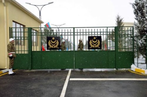 Cəbhə bölgəsində yeni hərbi şəhərciyin açılışı olub