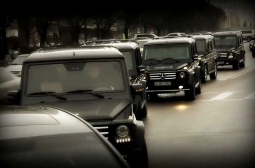 Bakıda “Gelenvagen”lərin korteji – VİDEO