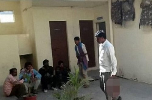 Arvadını qonşu ilə tutdu, başını kəsib polisə apardı - FOTO +18