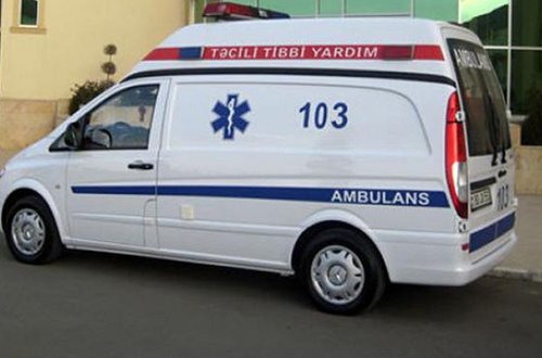 Bakıya xəstə gətirən təcili yardım maşını qəzaya düşdü