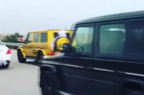 Bakıda toy karvanında 