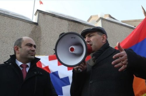 Ermənilər Lapşinə görə etiraz edirlər – FOTO