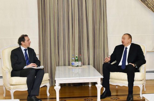 Prezident İlham Əliyev Dünya Bankının Avropa və Mərkəzi Asiya üzrə vitse-prezidentini qəbul edib - FOTO