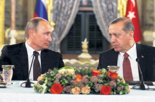 Putinlə Ərdoğan Suriyadan danışdı