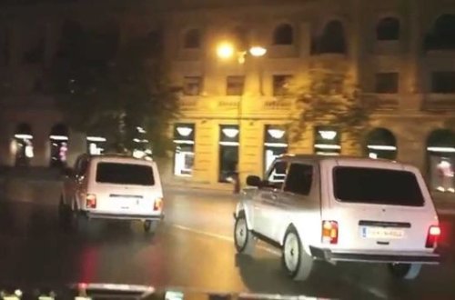 “Niva” həvəskarları Bakıda “avtoş”luq etdilər – VİDEO