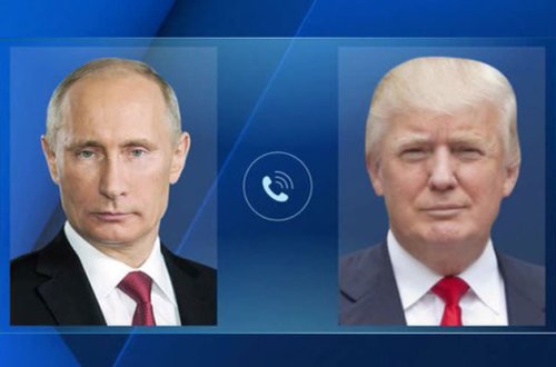 Putinlə Tramp arasında telefon danışığı olub