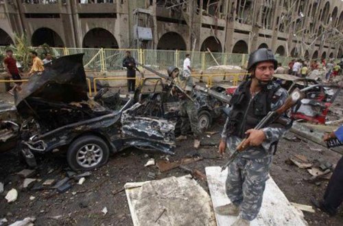 Bağdadın inzibati rayonu atəşə tutuldu