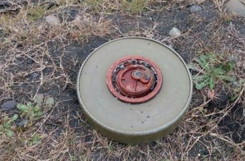 Lənkəranda mina tapıldı - FOTO