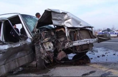 Bakı-Quba yolunda qorxulu anlar: 10-a yaxın maşın toqquşdu