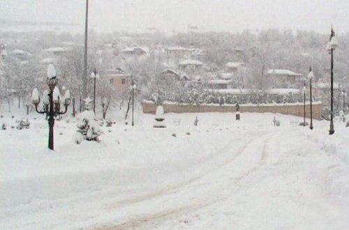 Lerikə 70 sm qar yağdı - Faktiki hava