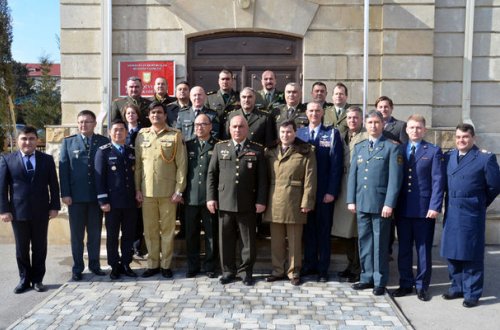 Xarici dövlətlərin hərbi attaşeləri Hərbi Akademiyada olublar – FOTO