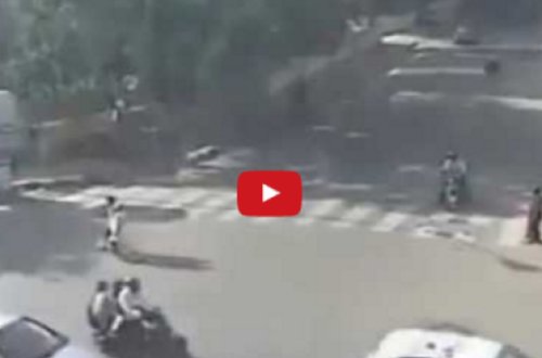 Dəhşətli qəzadan sonra ölüm anı – Ruh səmaya qalxdı - VİDEO