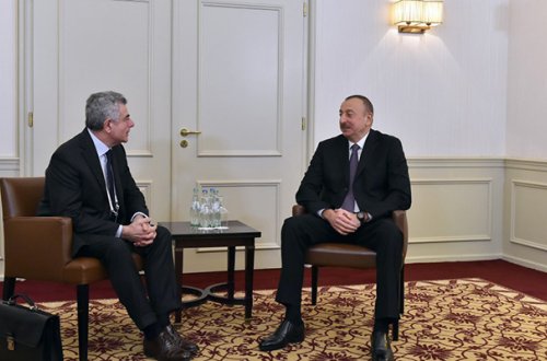 Prezident “Leonardo” şirkətinin direktoru ilə görüşdü