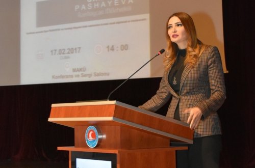 Millət vəkili Xocalı soyqırımı ilə bağlı dünyaya səsləndi - Muğla Universitetində