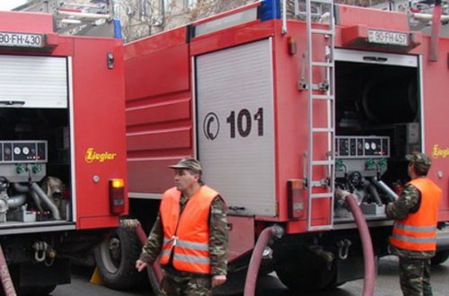 Çörək bişirmə sexində yanğın olub