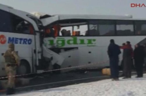 Türkiyədə DƏHŞƏTLİ QƏZA: 4 azərbaycalı öldü, 26-sı yaralandı - YENİLƏNİB - VİDEO