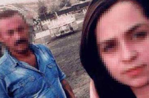 Masa arxasında yemək yeyən cütlük bir-birini dəlik-deşik etdi - VİDEO