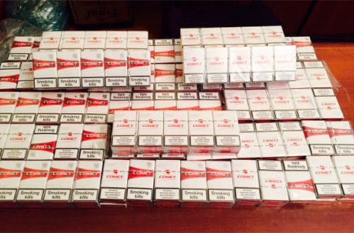 Gömrükdə 4400 siqaret aşkarlandı - Aksiz markası olmayan