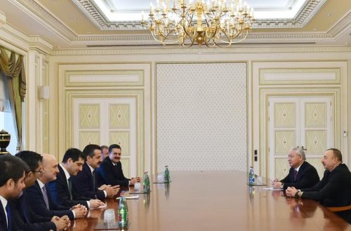 Prezident türkiyəli naziri qəbul etdi