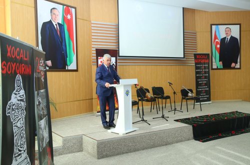 Binəqədi rayonunda Xocalı faciəsinin 25-ci il dönümü ilə əlaqədar  “Xocalı harayı” adlı tədbir keçirildi