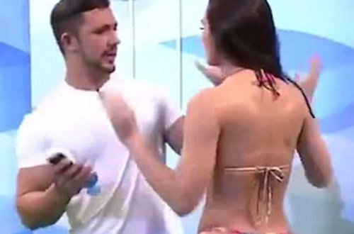 Canlı yayımda biabırçılıq: 