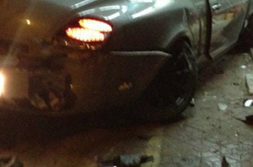 Bakıda qəzaya düşən 400 minlik avtomobil kimindir? - AD AÇIQLANDI