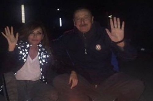 Prezidentlə ailəsi “Yel çərşənbəsi”ni qeyd etdi - MÖHTƏŞƏM GÖRÜNTÜLƏR