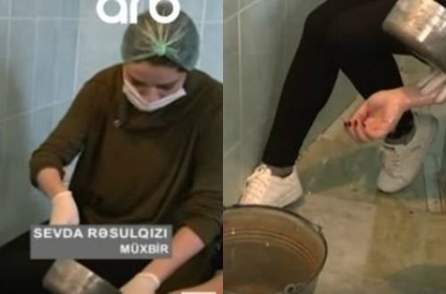 Azərbaycanda aparıcı ölü yudu – VİDEO