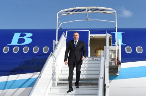 İlham Əliyev Fransada rəsmi səfərdədir - FOTOLAR