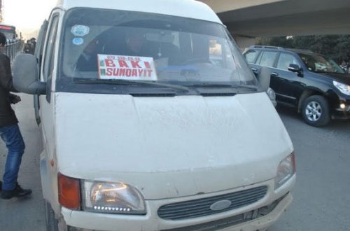 Sumqayıtda 20 mikroavtobus xəttən çıxarıldı