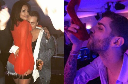 Azərbaycanın ən cazibədar modeli ayaqqabısında sevgilisinə içki içirtdi - BİABIRÇILIQ -  FOTOLAR