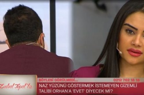 Azərbaycanlı gəlin namizəd Naz canlı yayımda pərt oldu - VİDEO