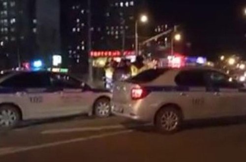 Bir banka qəhvəyə görə yollar bağlandı, polis ayağa qaldırıldı - VİDEO