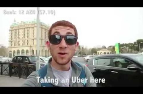 Amerikalı məşhur blogger Bakıda 10 dollarla görün necə istirahət elədi - VİDEO