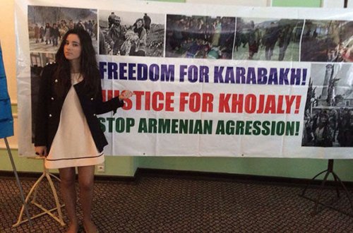 Azərbaycanlı tələbə erməni müəllimi universitetdən qovdurdu - FOTO