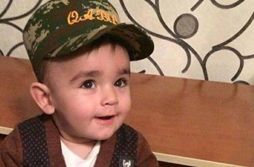 Aprel şəhidinin üzünü görmədiyi oğlu - FOTO