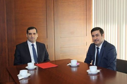 Türkiyə səfiri Erkan Özoralı BMAM rəhbərliyilə görüşüb - Fotolar