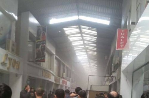 Binə Ticarət Mərkəzindəki dəhşətli yanğından İLK VİDEO