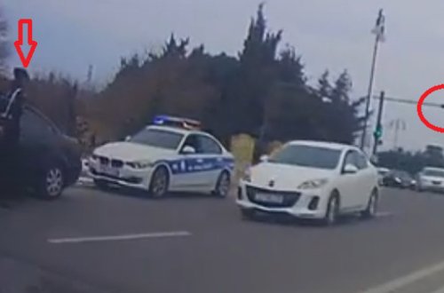 Yol polisinin və kameranın qarşısında da qayda pozanlar var – 501 - Real VİDEO