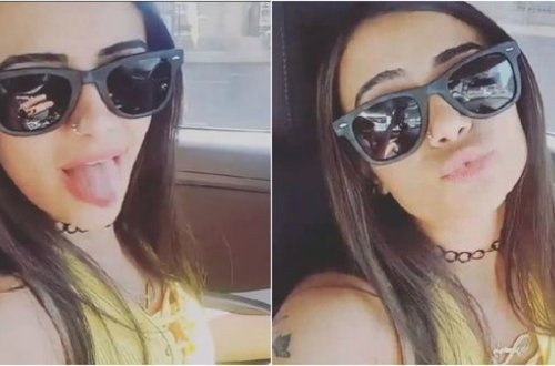 Azərbaycanlı gəlin namizəddən BİABIRÇI VİDEO: Öpüş göndərib dili ilə...