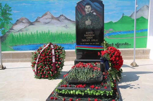 Binəqədi rayonunun şəhidi Emin Bağırovun il mərasimi keçirilmişdir.