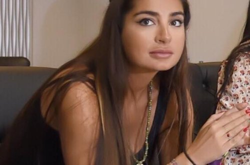 Arzu Əliyeva oğlu ilə kinoteatrda - FOTO